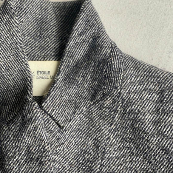 Isabel Marant Etoile Unlined Wool Blazer size US 2 - Picture 5 of 7